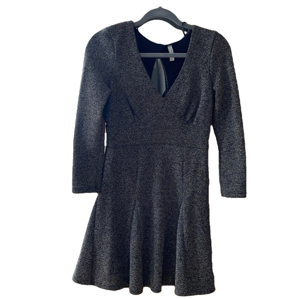Free People textured flare dress
